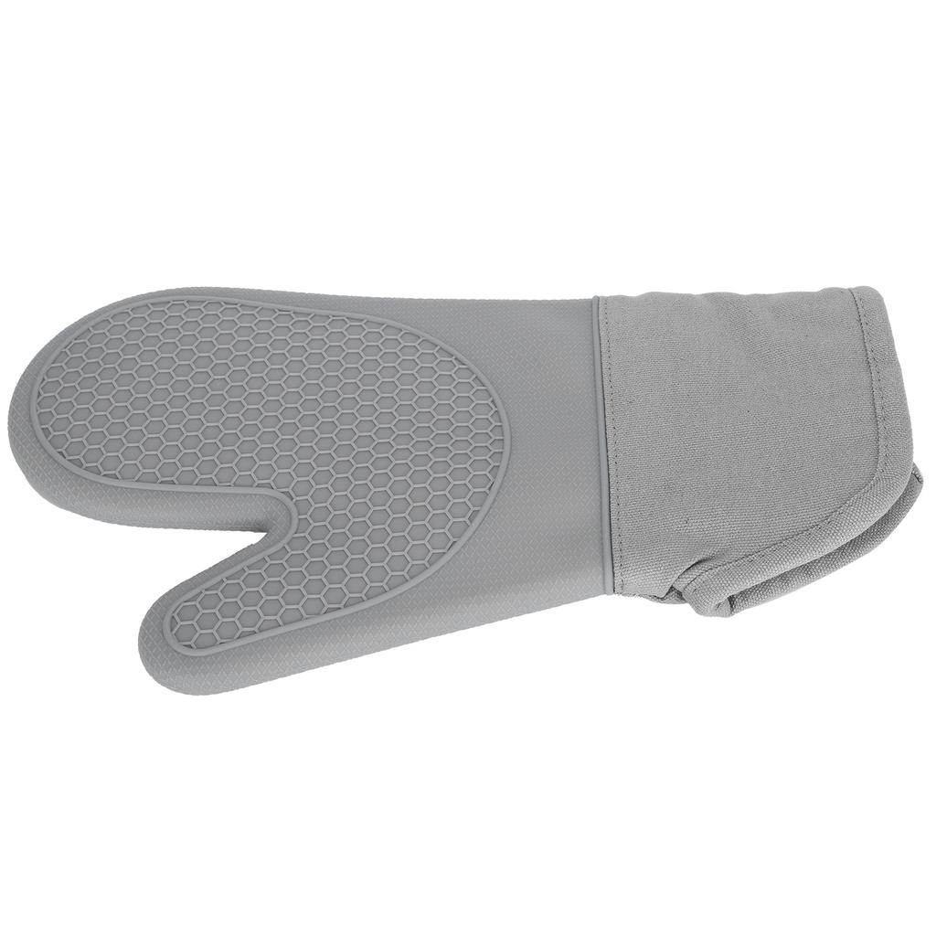 Silicone and Cotton Oven Glove Kitchen Heat Resistant Mitts for Microwave Oven Home Bakery