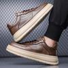Leather Outdoor Skate Shoes Men Stylish Male Comfortable Walking Shoe High Quality Men Casual Shoes New Arrival Mens Sneakers