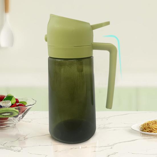 Yousheng Oil Sprayer for Cooking 470ml Glass Olive Oil Dispenser And Sprayer Efficient Oil Control Multi-Function Kitchen Tool for Air Fryer BBQ Salad