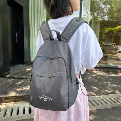 Nylon Canvas Tasche Damen Trendige Mode Freizeitrucksack Lässiger Rucksack mit großer Kapazität