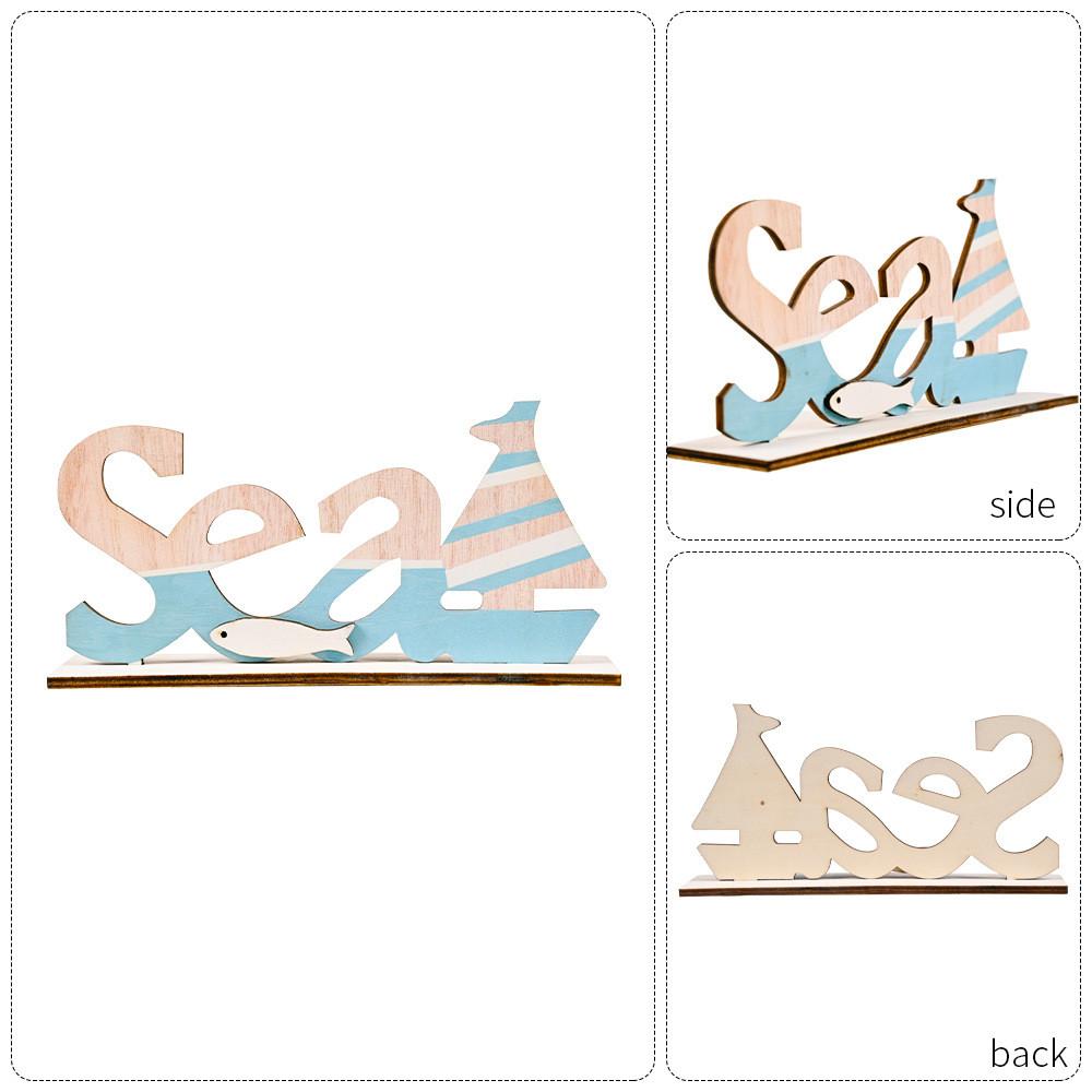 Artistic Style Mediterranean Wooden Decoration In Ocean Blue For Stylish Accents Home