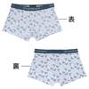 Emporio Armani men's boxer briefs, plain with logo, 3-pack, size M, blue, EM000260 AF20671 MB254, Made in Italy [Parallel Import]