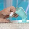 Untippable Base Silicone Nail Polish Holder Rotatable Nail Polish Bottle Organizer  Festival Gifts