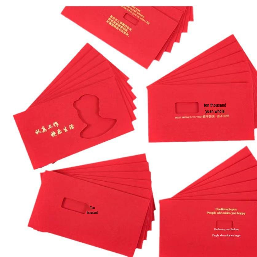 2026 Year of the Horse Premium Large Red Envelope with Luxurious Texture for Chinese New Year Gifts.