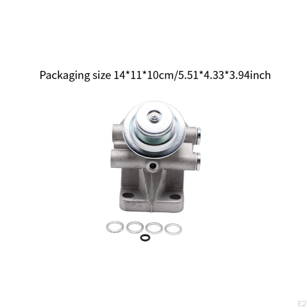 Mounting Base Hand Priming Pump Accs Automotive Oil Separation Device Silvery Tone