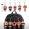 In-Stock Hot-Selling Birthday Present 5PCS of Novel Toy Keychains Compact Portable Models Cute Bag Pendants Children's Gift