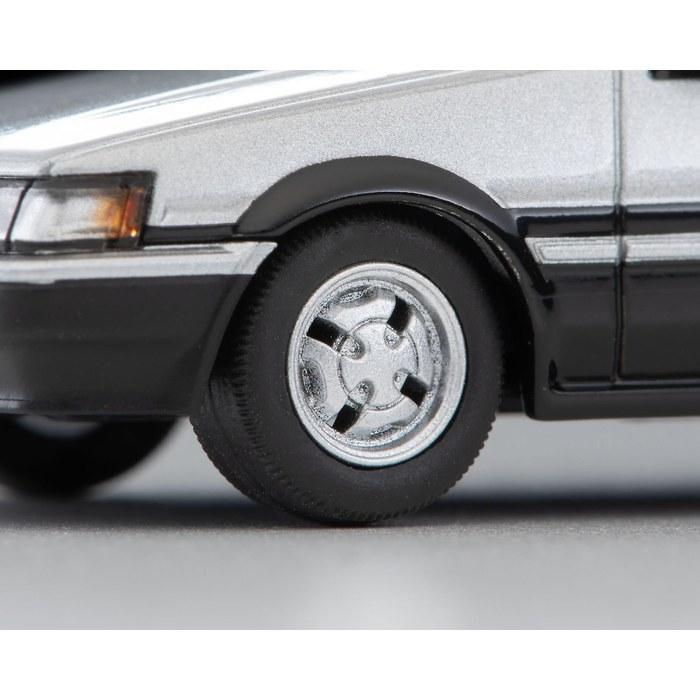 TOMYTEC Tomica Limited Vintage Neo 1/64 LV-N284c Toyota Corolla Levin 2-Door GT-APEX Silver/Black '84
