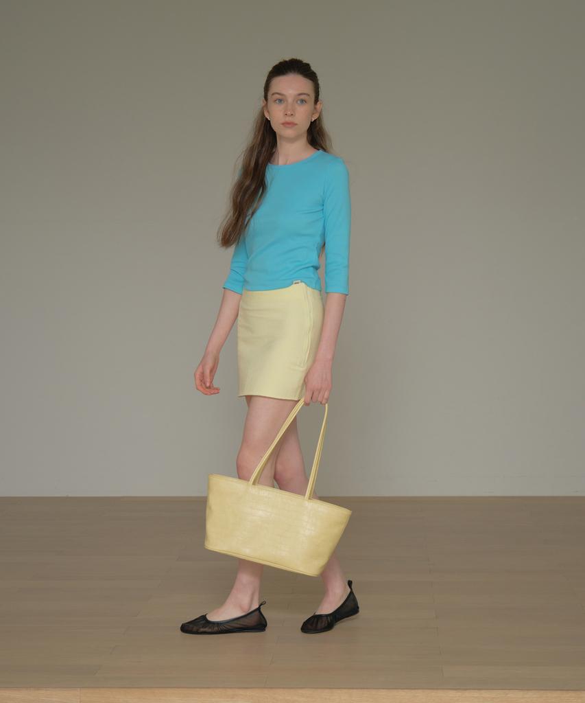 Carmonde Grace Bag_Butter Yellow