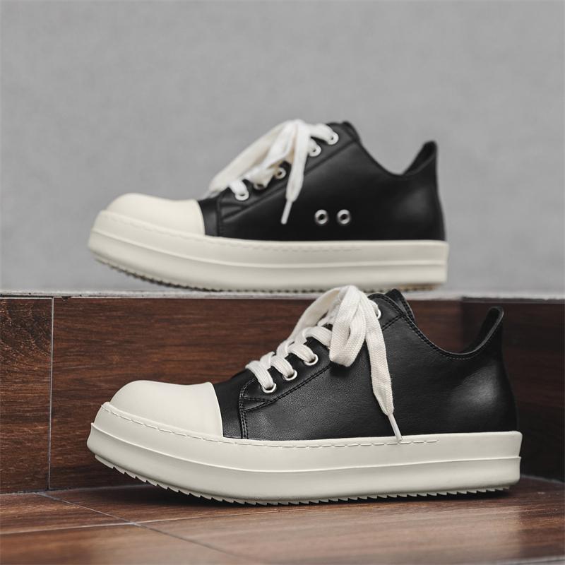 New Trendy All-match Men's Vulcanize Shoes Leisure Walk Casual Shoes Versatile Low-top Male Skateboard Footwear Simple Sneakers