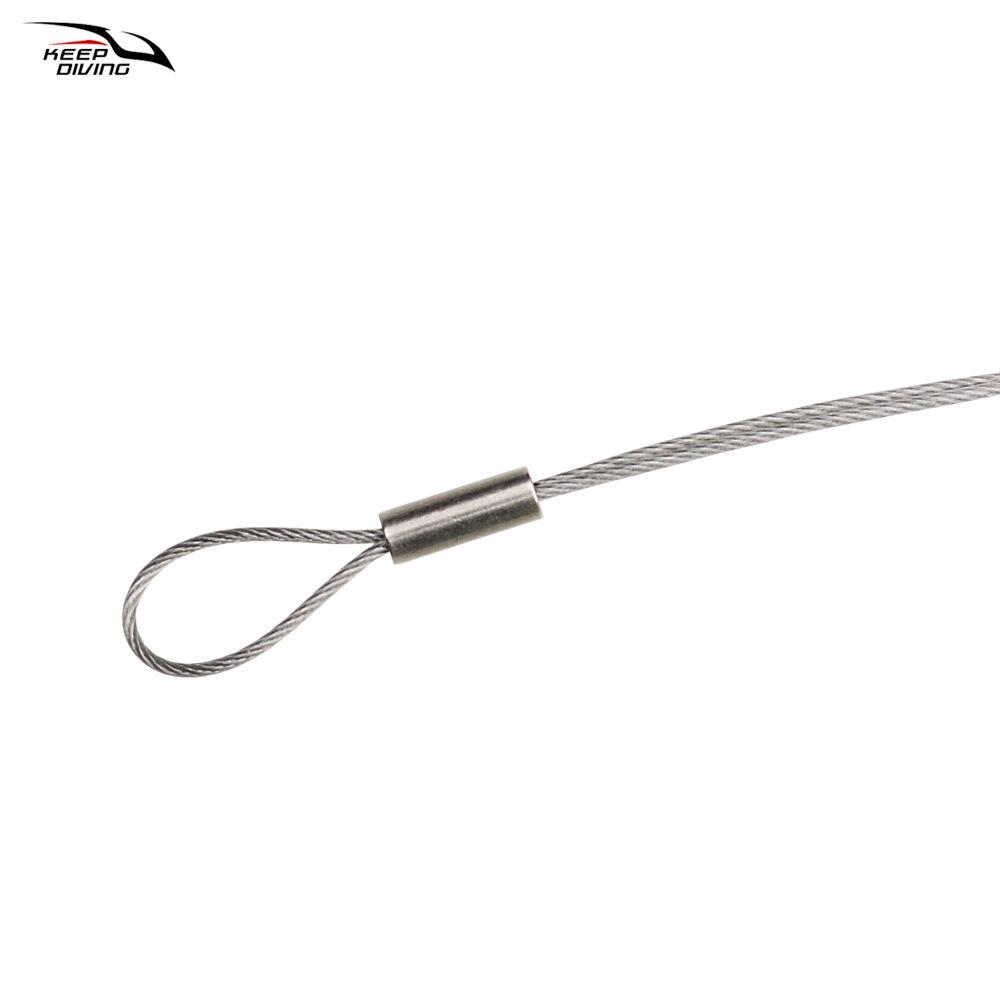 Strapazierfähiger Tiefsee-Angelschnur-Clip mit Kupferröhrchen und Stahl-Drahtführung