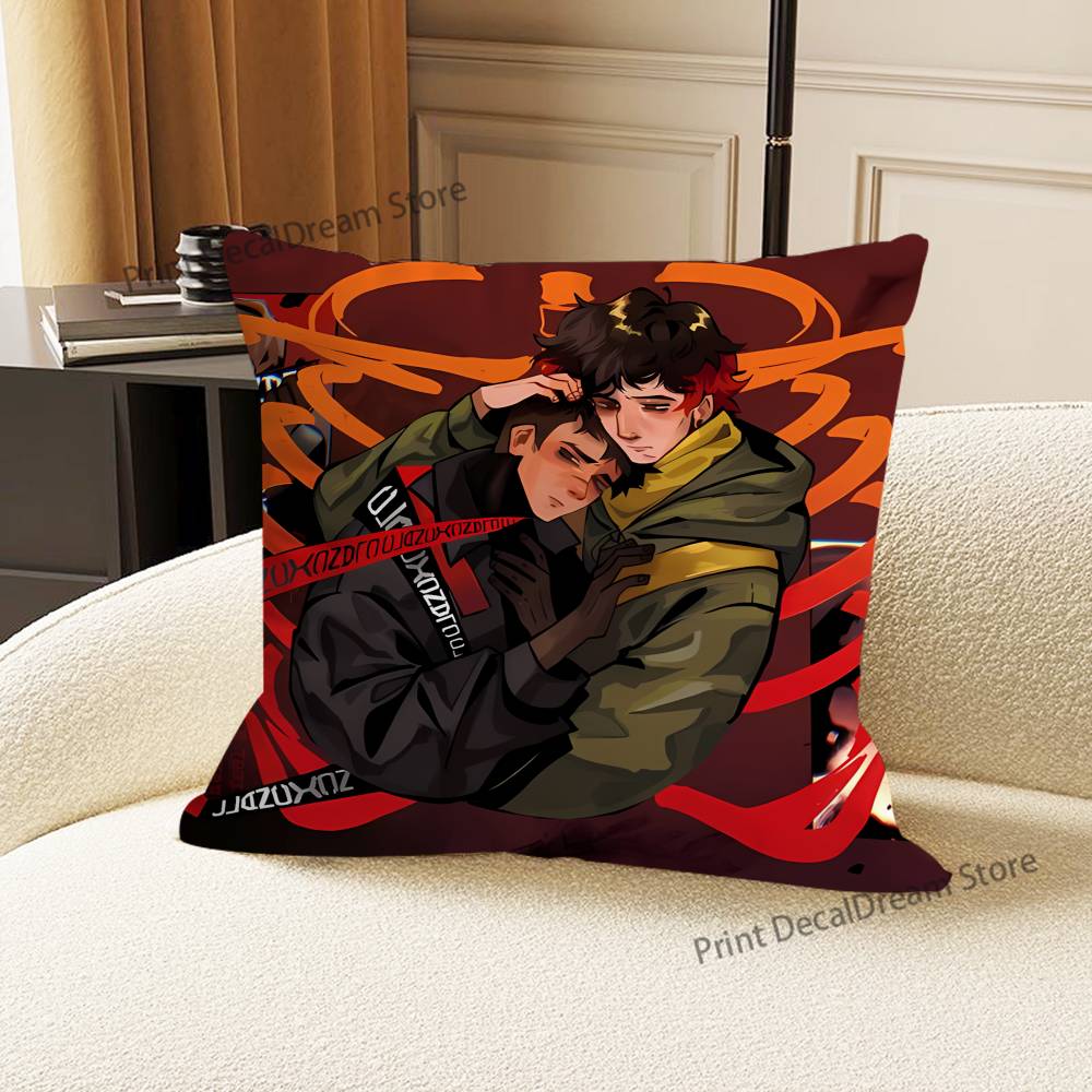 T-Tyler J-Josh J-Joseph D-Dun Printed Pillow Cover Cushion Case Simple Sofa Pillow Case No Pillow Core