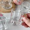50Ml Mini Crystal Clear Beer Whiskey Glasses Durable Thickened Glasses Cute Coffee Mug Korean Sake Cups Barware Dining Bar