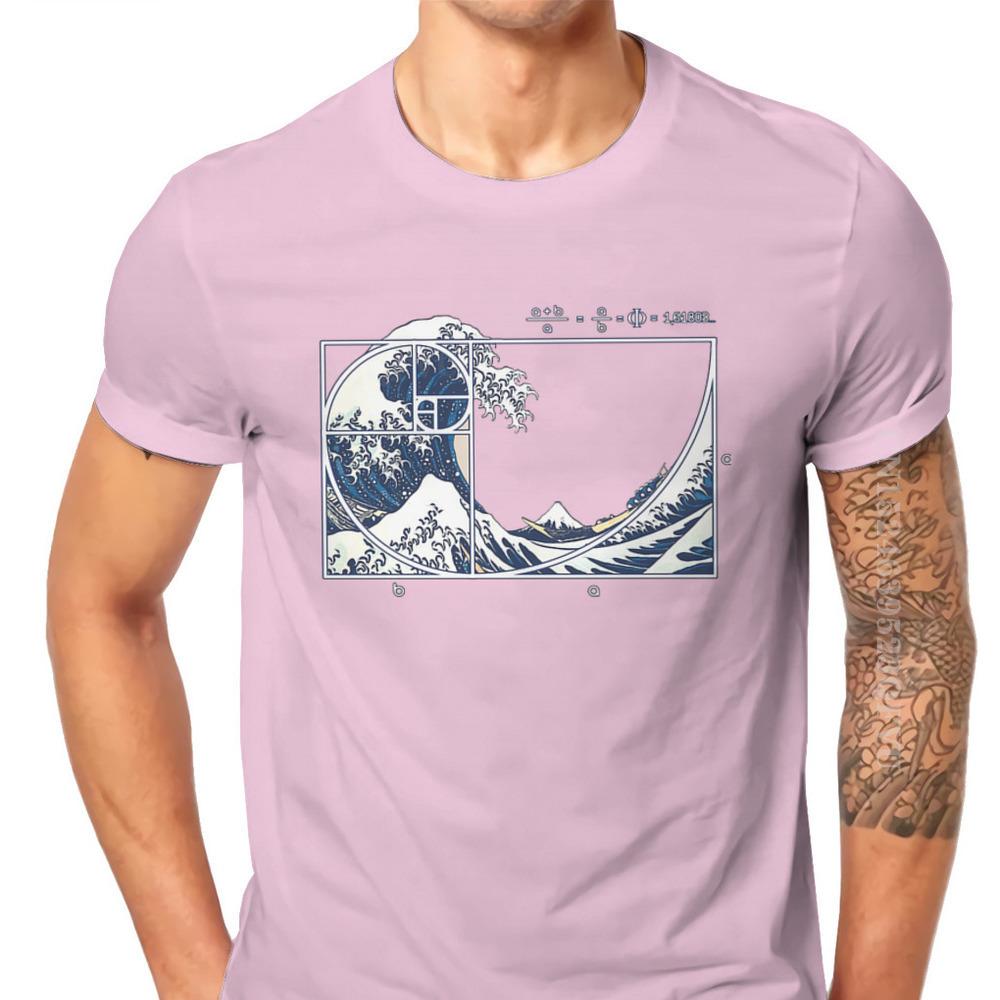 Math Mathematics Meme The Great Fibonacci Wave Tshirts Vintage Designer Unisex Streetwear Clothing Tops Cotton Retro T Shirt