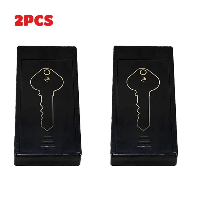 Magnetic Key Holder Under Car - Durable Plastic Spare Key Hider with Strong Magnet for Car/Home/Office - Never Locked Out