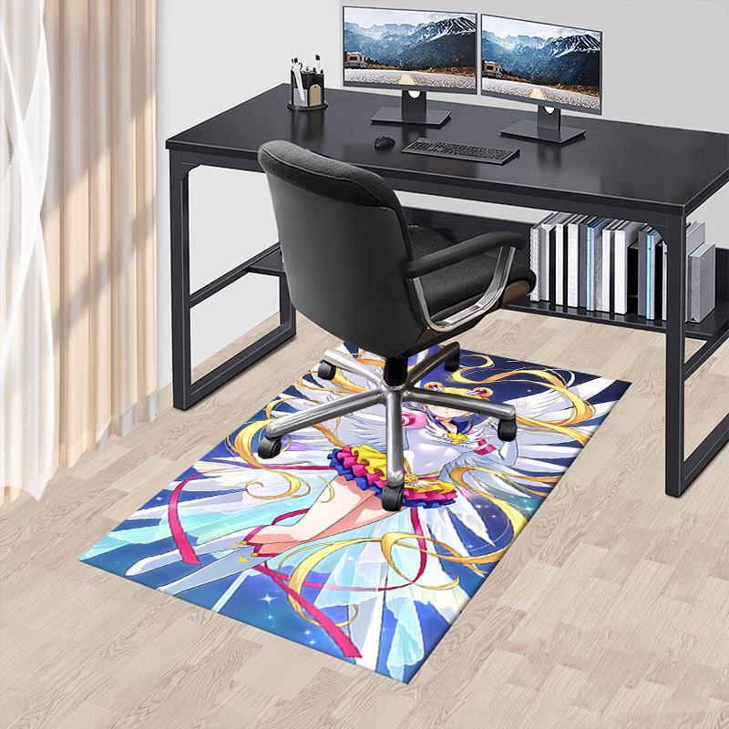 

Sailor Moon Office Chair Mat: Magical Home Decor , Office Rug , Gift for Any Room.122312a 60cm by 90cm