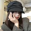 Personality British Style Wool Beret Brown Black Pleated Octagonal Hat Korean Style Newsboy Cap Painter Hat Outdoor
