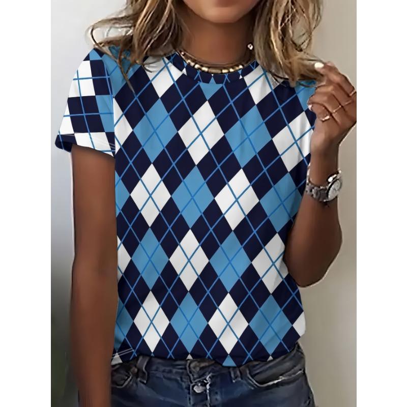 

Women s summer round-neck short-sleeve top XL