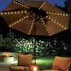 104 LED Solarbetriebene Terrassen Sonnenschirm Lichter Außen Garten Sonnenschirm Lichterkette IP65 Wasserdicht Solar Camping Zeltlampe Licht