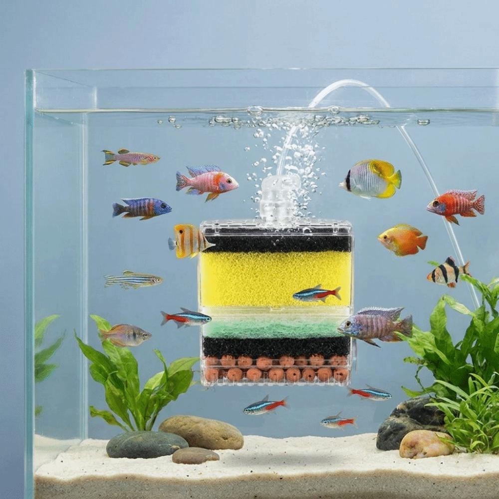 Detachable Aquarium Filter Efficient Bio Sponge Filter Water Purification Filter  Small Fish Tanks