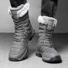 Winter Men's Snow Boots Trend Warm Plush Anti Slip Shoes Outdoor Hiking Boots for Women Sneakers Couple Boots Size 36-48 Zapatos
