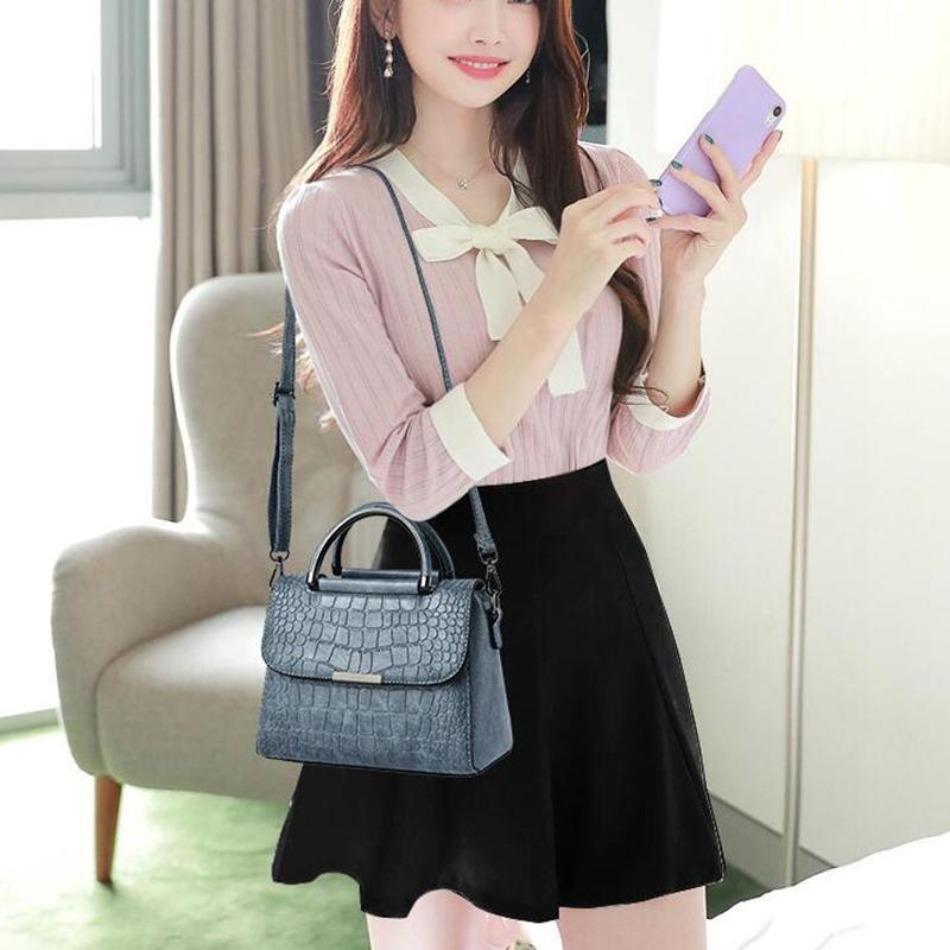 Women Vintage Bucket Shoulder Bag PU Leather Large Capacity Handbag Purse Ladies Fashion Crossbody Bag Tote