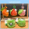 Creative Carrot Strawberry Bamboo Cat Plush Doll Pendant Keychain For Kids And Collectors