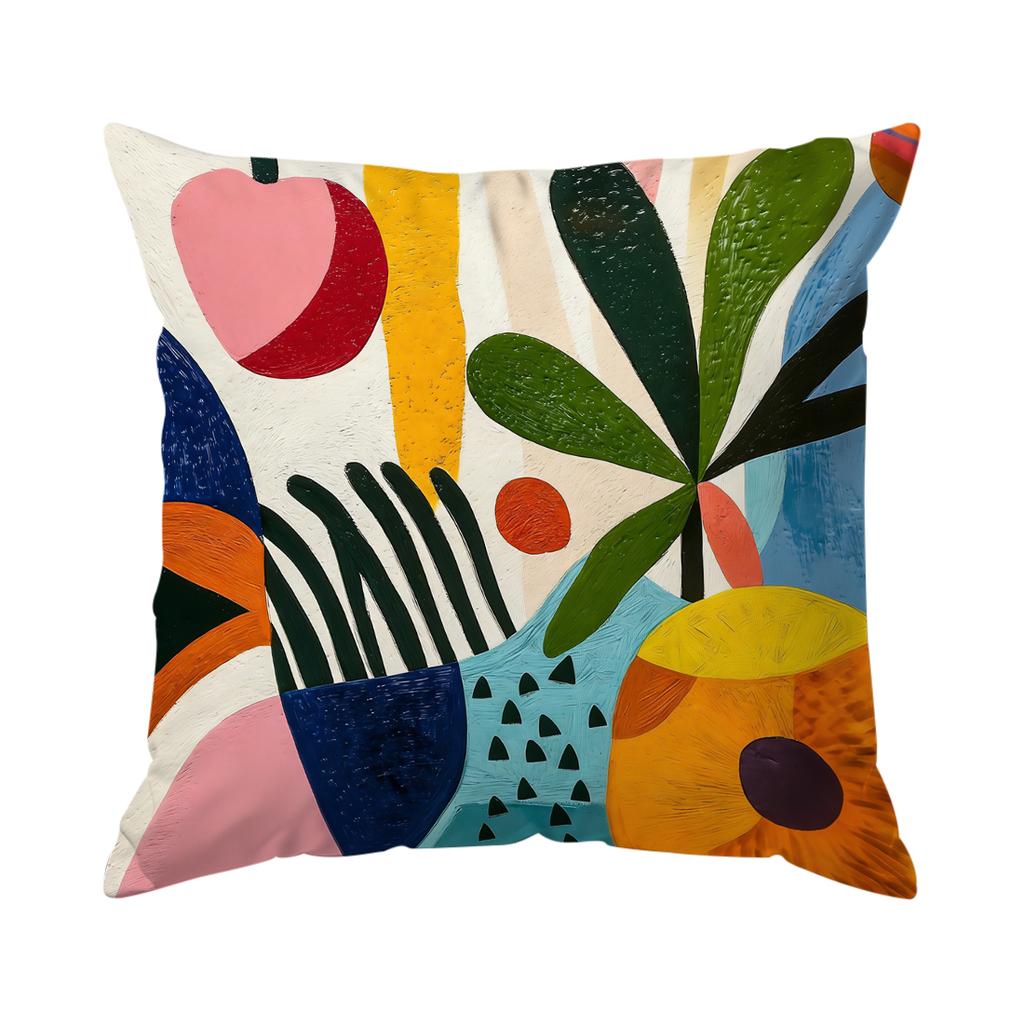 Abstrakte Kunstformen Kissenbezug Bedrucktes Polyester 40/45/50cm Dekokissenbezug Dekokissenbezug für Sofa Heimdekoration