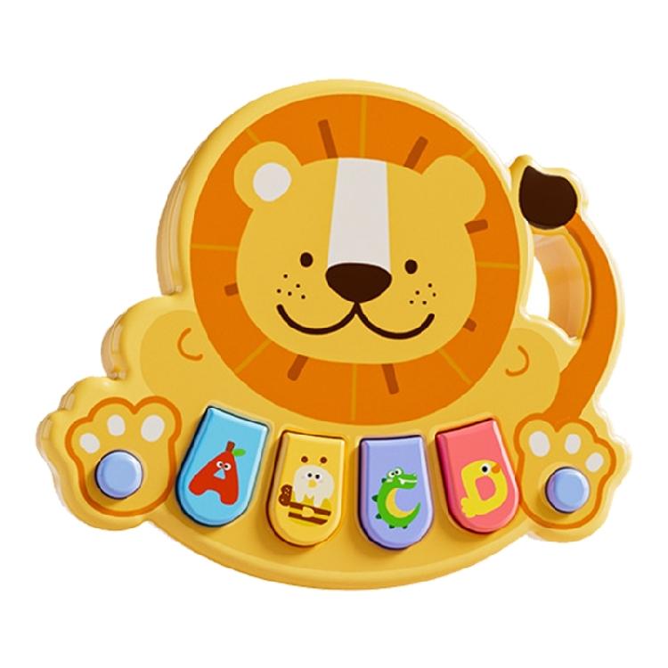 Baby erstes Klavierspielzeug Cartoon Lerninstrument ABS Sicheres Material Multifunktionale Musikmodi Leichtes reisefreundliches Design