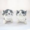 Crystal Soft 10cm Cat Plush Keychain Cute Kitten Stuffed Toy For Decoration