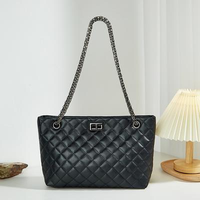 Neue Damenhandtasche Mode Diamantschloss Tragetasche große Tasche Damen Kettenhandtasche einzelne Schulter Umhängetasche Damenhandtasche