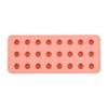 Stampo Sferico in Silicone per Alimenti con Coperchio 24 Cavità per Palline di Ghiaccio Ripieno per Mooncake Sapone Fai-da-te Vassoio a Bolle Forma Rotonda