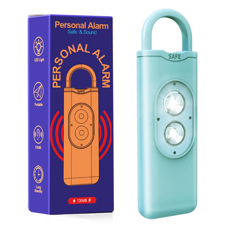 Women's Self-Defense Alarm: Loud Anti-Wolf Device with Strobe Lights for Personal Safety