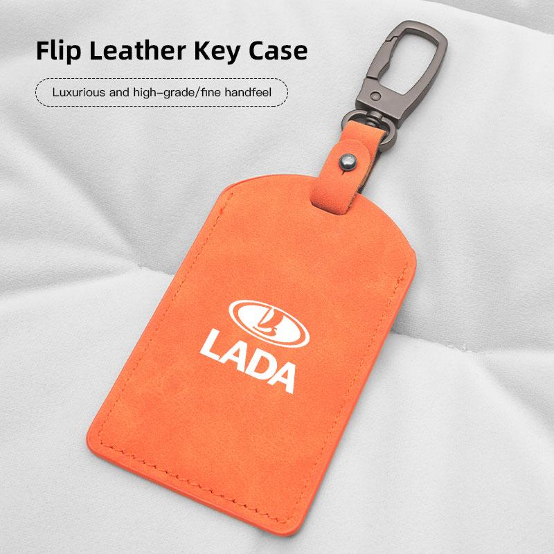 Key Card Holder Car Key Remote Protector Cover Accessories For Lada Priora Niva 2107 Granta Xray Vesta Kalina 2106 Samara Largus