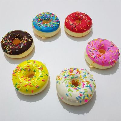 Model Food Novelty Toy 6.2cm/2.4in Squeeze Toy Simulation Cake Simulation Donuts Donut Cone Toy