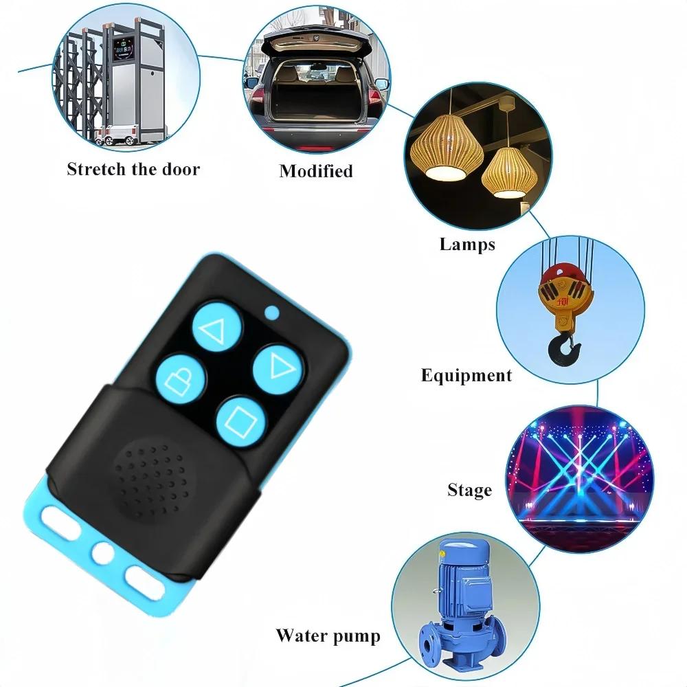 300-868Mhz RF Duplicator Remote Control Auto Copy Remote Control Fixed Code 433mhz 315Mhz Wireless Remote For Gate Garage Door