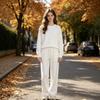 Unisex 300g Cotton Loose Hoodie & Straight-Leg Pants Set for Spring/Autumn