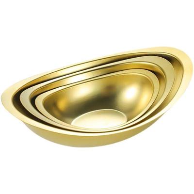 ZISIZ Creative Golden Ingot Serving Bowl