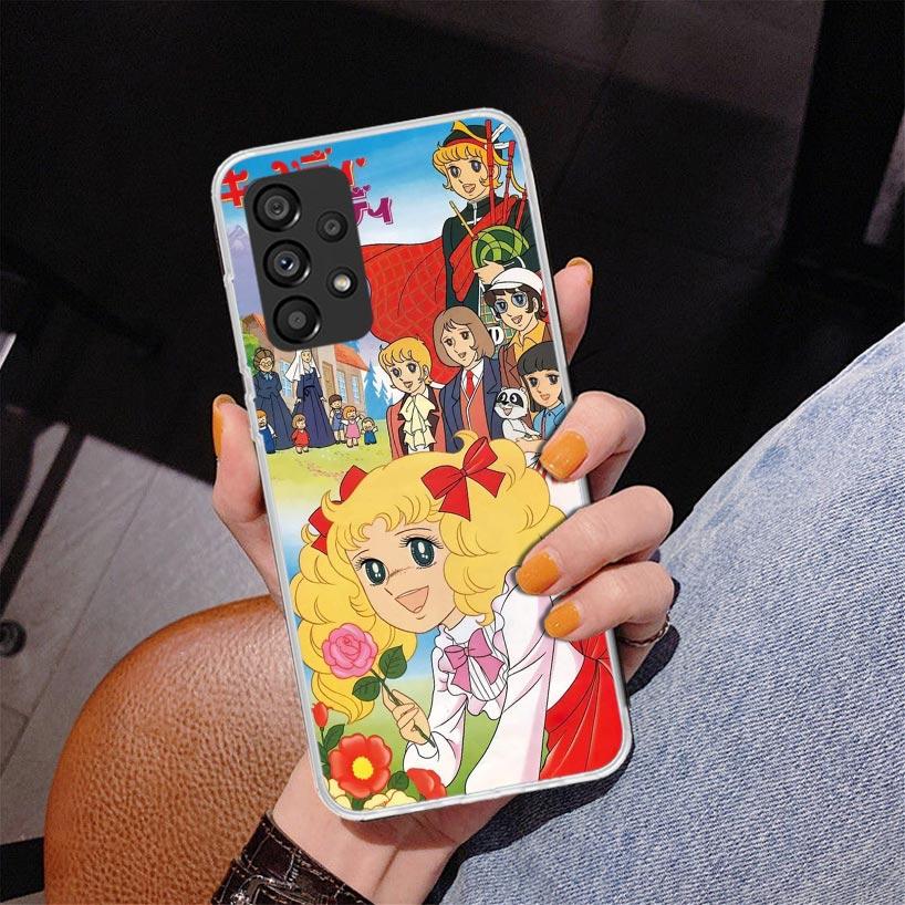 Anime Candy Phone Case For Samsung Galaxy A17 A16 A15 A14 A13 A57 A56 A55 A54 A53 A37 A36 A35 A34 A33 A26 A25 A24 A23 Galaxy A16