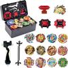Jouet Set - Gytobytle - 12in1 Bey Toupie - 2 Lanceurs - Portable - Accessoires Variés