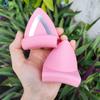 2 Pezzi Orecchie da Gatto Per Cuffie da Gioco Auricolari Attacco Decorazione Cuffie Stereo Leggero Ciondolo in Silicone