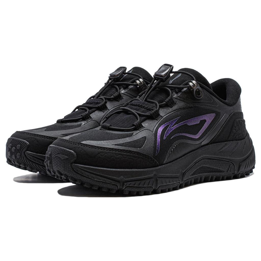 New LiNing Yijie Slip Resistant Low Top Running Shoes Women's Black ARNT010-1