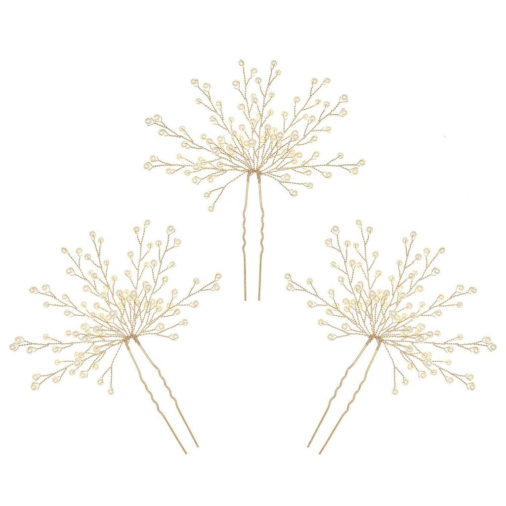 Pearl Flower Hairpin for Aesthetic Bridal Updos and Seaside Weddings