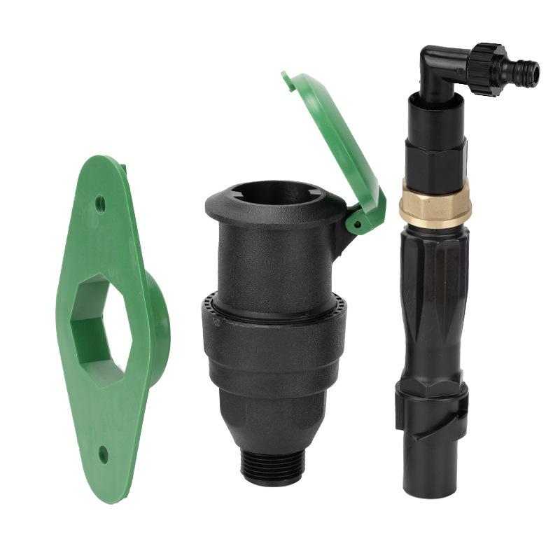 1-Inch Garden Water Intake Connector for Horticulture & Lawn Irrigation