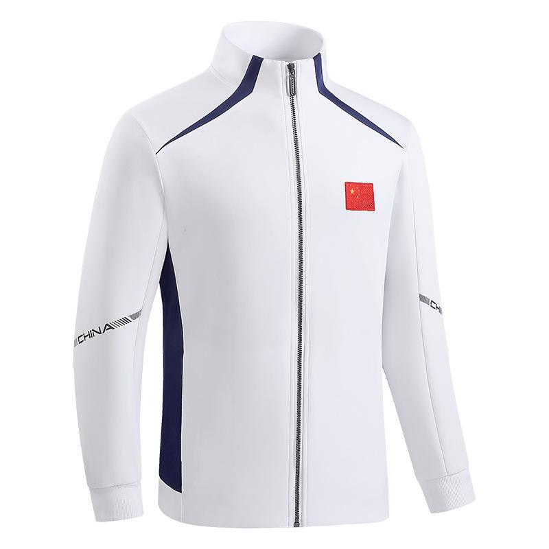 Chinese National Flag Unisex Athlete Uniform: 3-Piece Sports Set for Fitness, Running, and Training