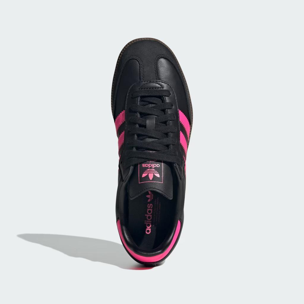 JS1386 Adidas Originals Samba OG Core Black Lucid Pink Gum (Women's)