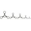 Fishing Tackle Accessories Fishing Connector Swivels Crossline Swivels Trolling Line Connector 3 Way Fishing Swivels