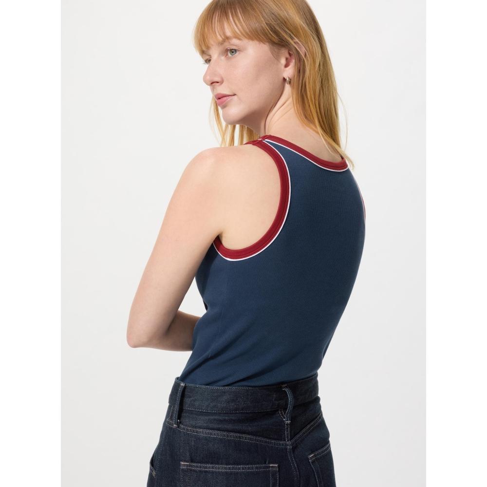 Uniqlo Japan Ribbed Bra Top American Sleeve