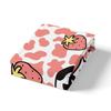 Pink Cartoon Cow Three-Piece Quilt Cover 3D Digital Printing Bedding Kit Bed Cover