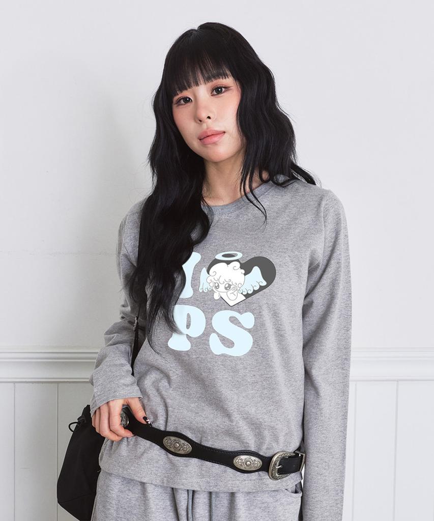 PAGESIISII Love Sissy Print Standard Fit Long Sleeve [3 Colors]