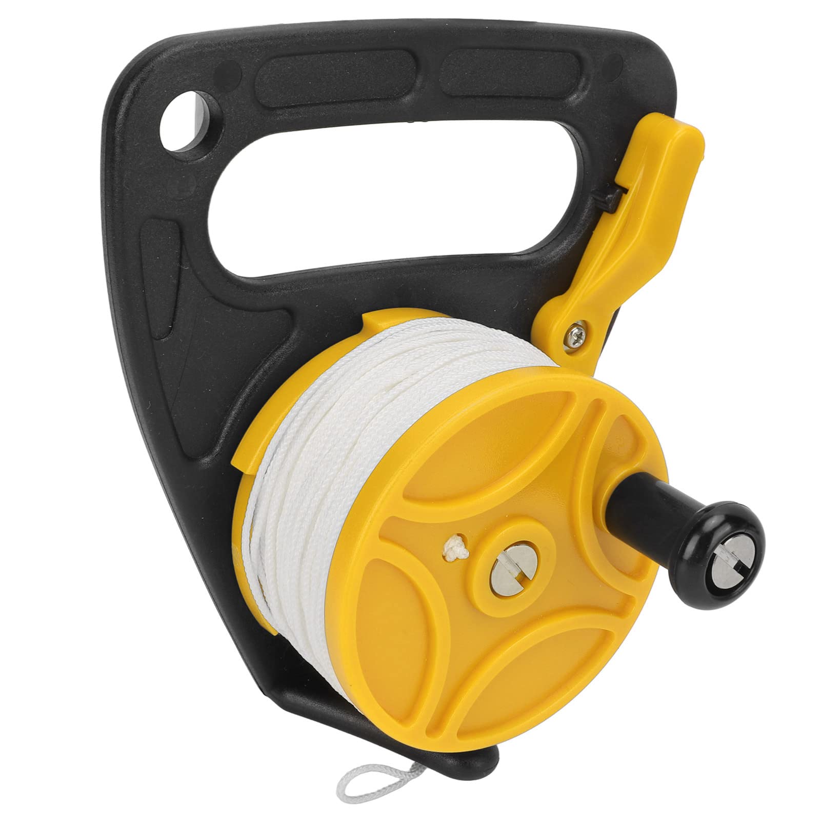 

Катушка для дайвинга Ongwan, Катушка-якорь для дайвинга, Катушка для дайв-линя, Катушка для пальца, Многоцелевая, для пещерного дайвинга, с 46-метровым белым шнуром (Жёлтое колесо)